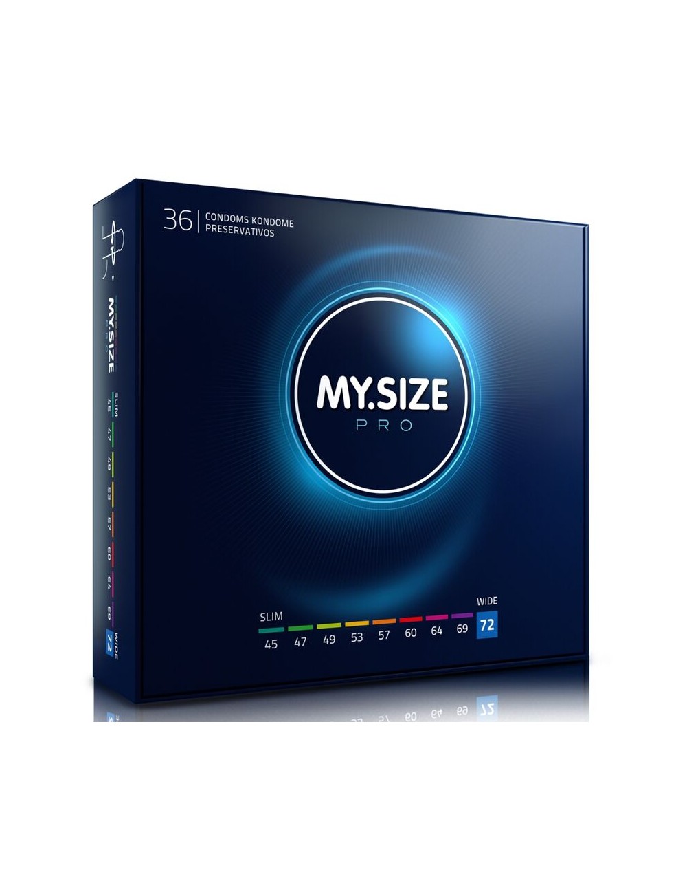 MY SIZE PRO CONDOMS 72 MM 36 UNITS