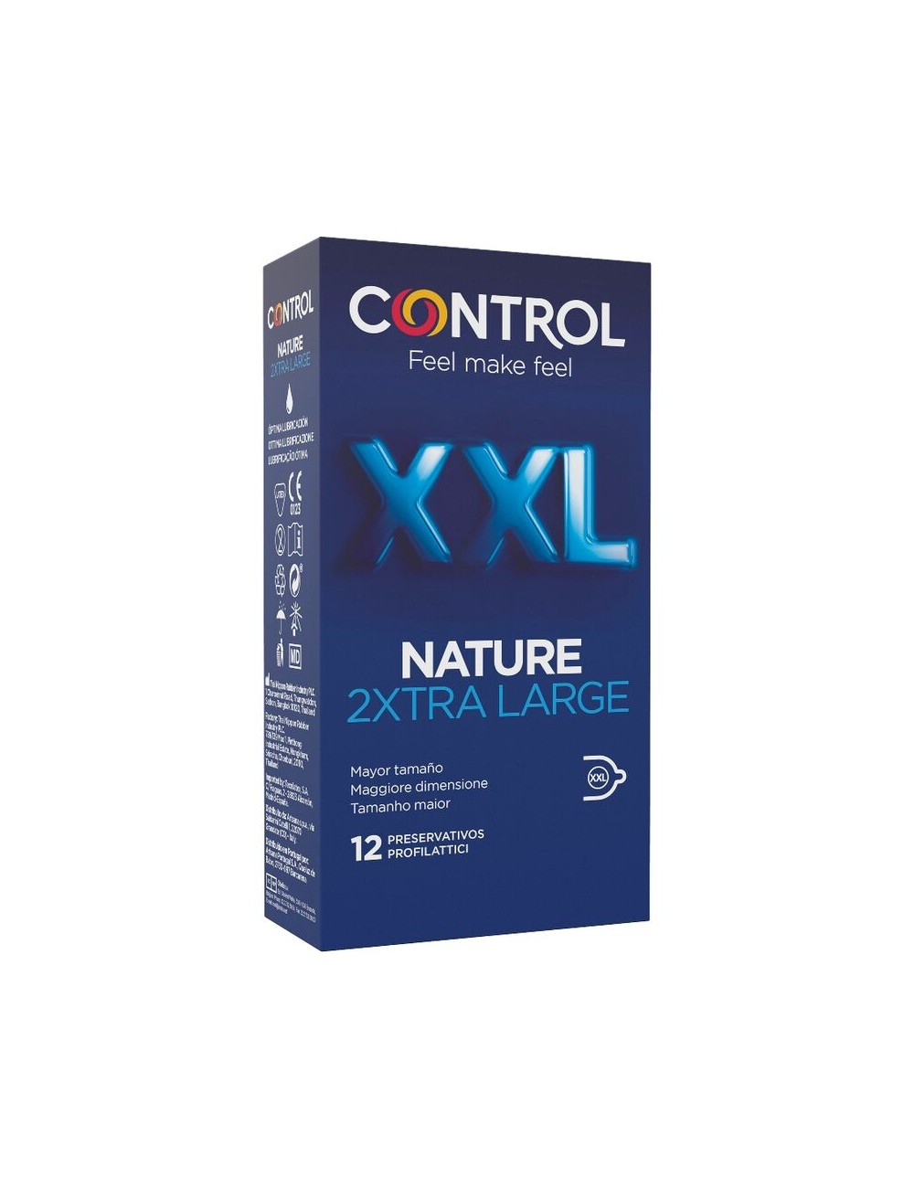 CONTROL NATURE 2XTRA LARGE XXL CONDOMS - 12 UNITS CONTROL NATURE 2XTRA LARGE XXL CONDOMS - 12 UNITS