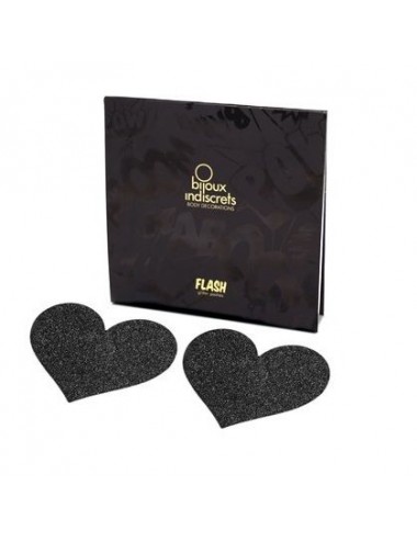 BIJOUX PEZONERAS FLASH BLACK HEART