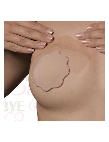 BYE-BRA BREAST LIFT + SILICONE NIPPLE COVERS CUP D-F