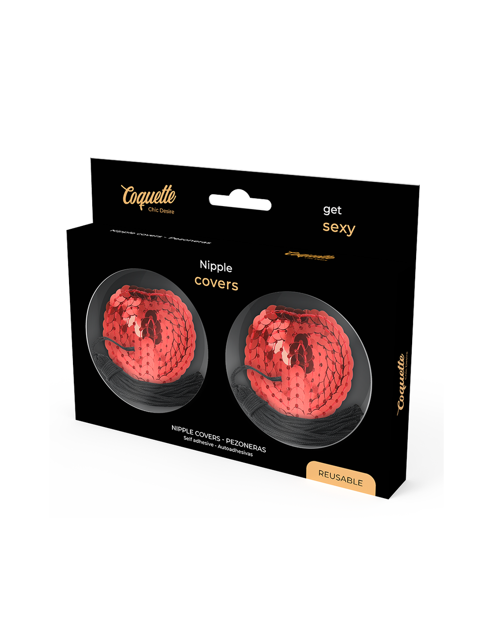 COQUETTE CHIC DESIRE NIPPLE COVERS RED COQUETTE CHIC DESIRE NIPPLE COVERS RED