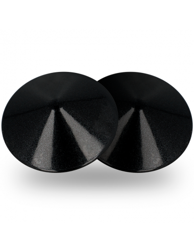 COQUETTE CHIC DESIRE NIPPLE COVERS - BLACK CIRCLES