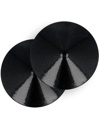 COQUETTE CHIC DESIRE NIPPLE COVERS - BLACK CIRCLES