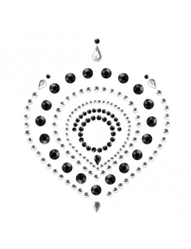 BIJOUX INDISCRETS FLAMBOYANT BLACK & SILVER