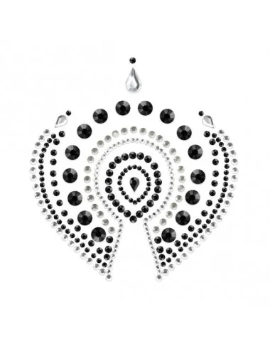 BIJOUX INDISCRETS FLAMBOYANT BLACK & SILVER