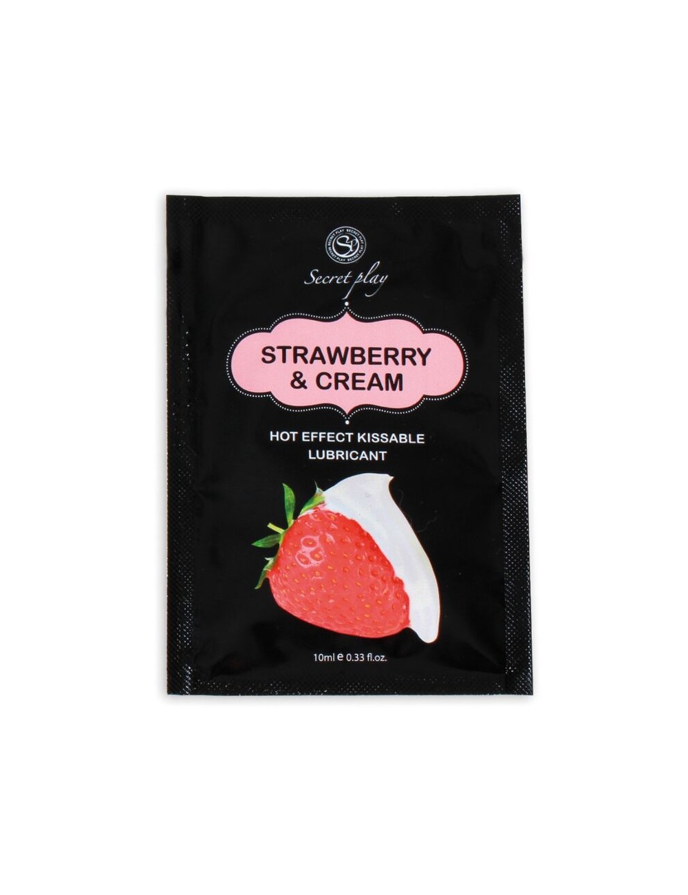 SECRETPLAY SINGLE DOSE LUBRICANT STRAWBERRIES & CREAM 10ML SECRETPLAY SINGLE DOSE LUBRICANT STRAWBERRIES & CREAM 10ML