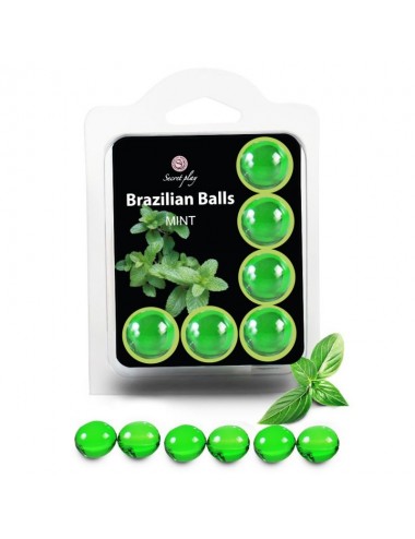 SECRETPLAY SET 6 BRAZILIANS BALLS MINT