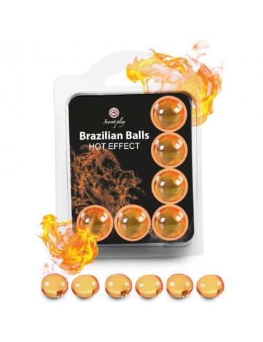 SECRETPLAY SET 6 BRAZILIAN BALLS HEAT EFFECT