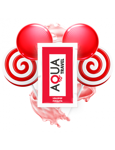 AQUA TRAVEL LOLLIPOP FLAVOUR WATERBASED LUBRICANT - 6 ML