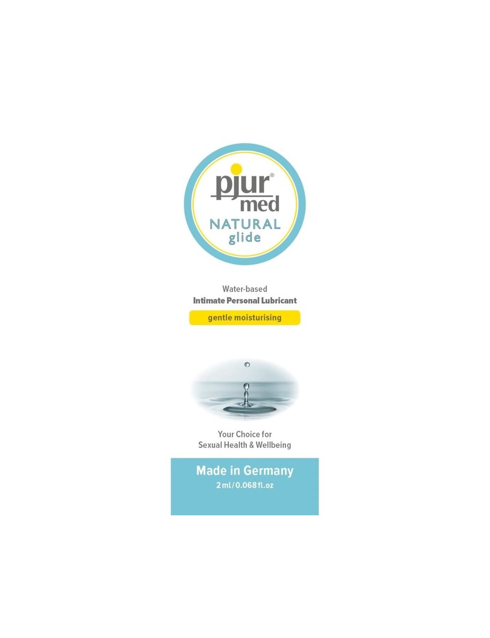 PJUR MED NATURAL WATER BASED LUBRICANT 2 ML PJUR MED NATURAL WATER BASED LUBRICANT 2 ML