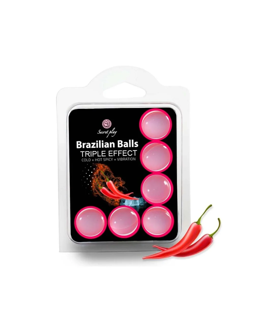 SECRET PLAY SET 6 BRAZILIAN BALLS TRIPLE EFFECT SECRET PLAY SET 6 BRAZILIAN BALLS TRIPLE EFFECT