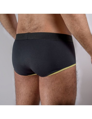 MACHO MS24A SLIP BRIEF DARK YELLOW S