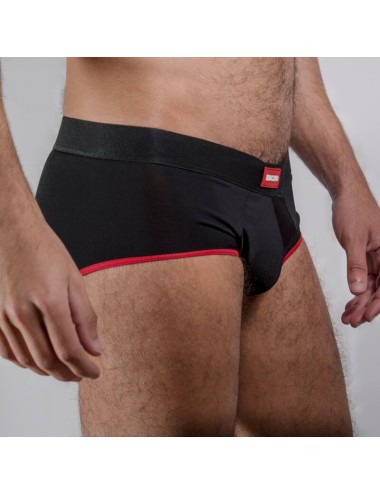 MACHO MS24A SLIP BRIEF DARK RED S