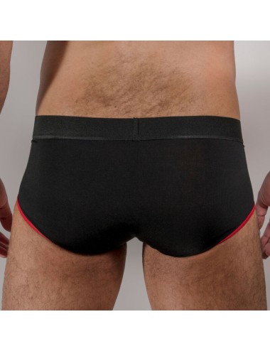 MACHO MS24A SLIP BRIEF DARK RED S