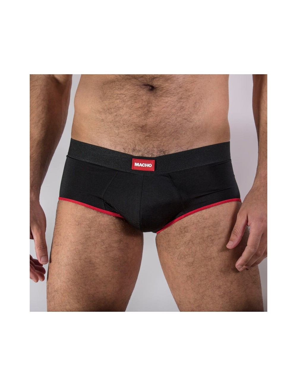 MACHO MS24A SLIP BRIEF DARK RED L