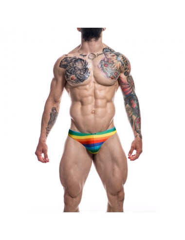 CUT4MEN - LOW RISE BRIEF RAINBOW L