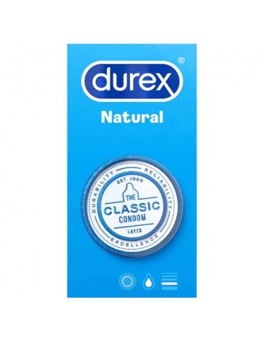 DUREX NATURAL CLASSIC 6 UNITS