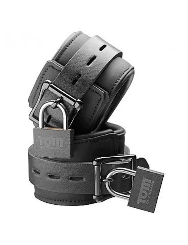 TOM OF FINLAND NEOPRENE WRIST CUFFS WITH LOCK