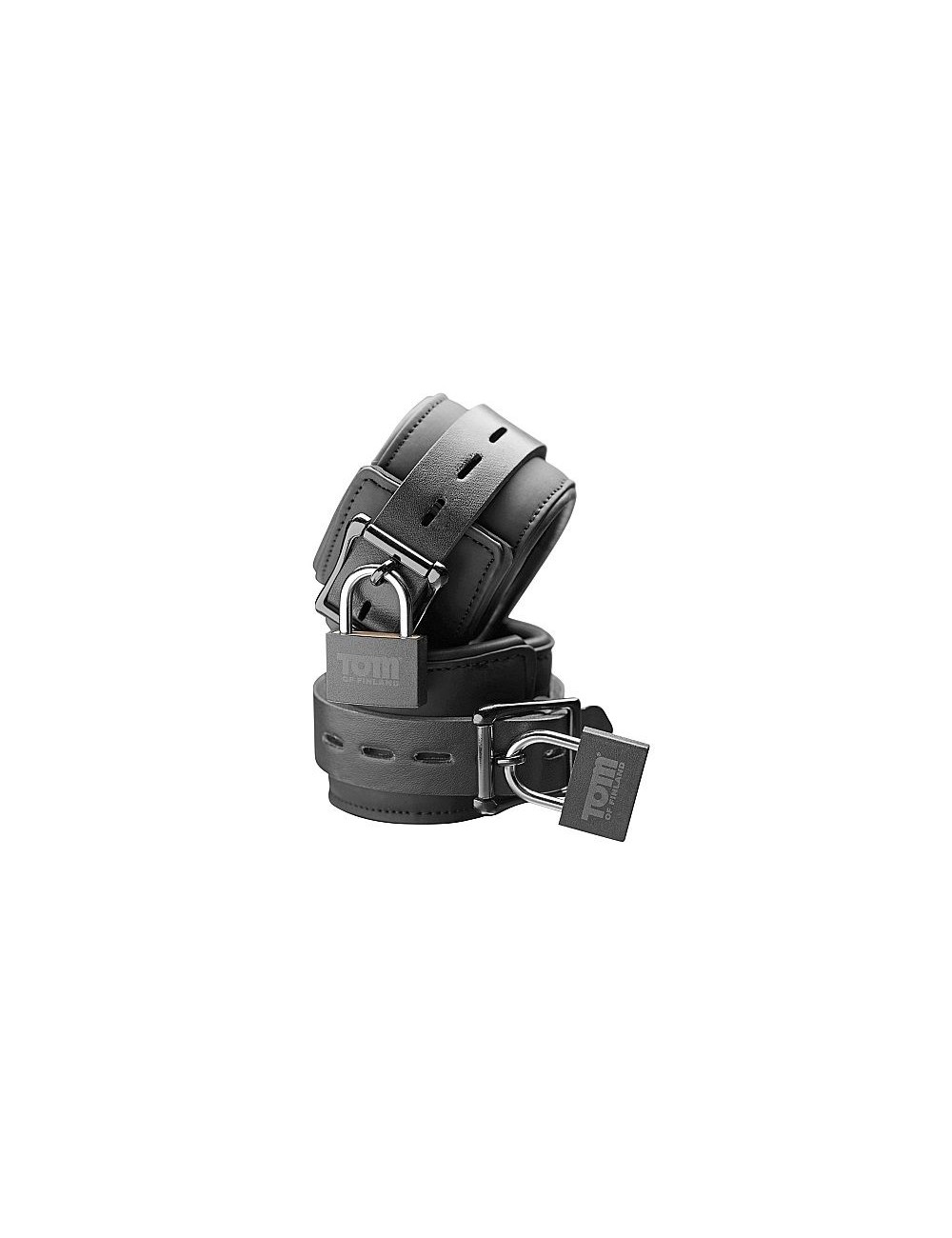 TOM OF FINLAND NEOPRENE WRIST CUFFS WITH LOCK TOM OF FINLAND NEOPRENE WRIST CUFFS WITH LOCK