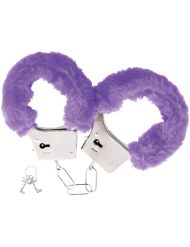 DARKNESS  PLEASURE FURRY HANDCUFFS PURPLE