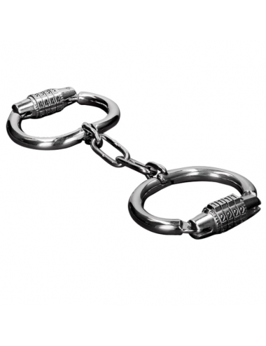 METAL HARD HANDCUFFS WITH COMBINATION LOCK