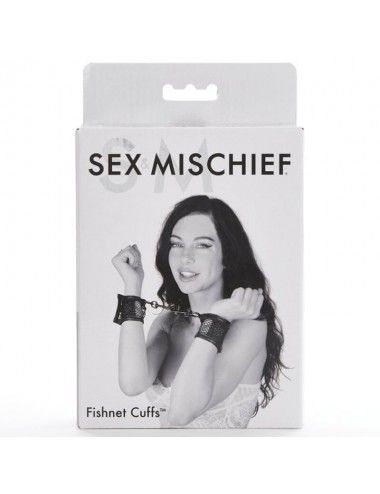 SEX & MISCHIEF FISHNET CUFFS