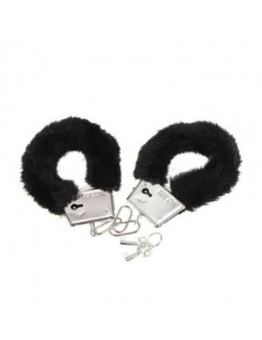 DIABLO PICANTE - PLEASURE FURRY HANDCUFFS BLACK