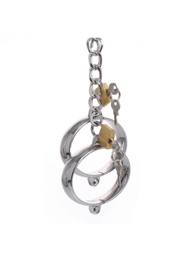 OHMAMA FETISH METAL HANDS CUFFS