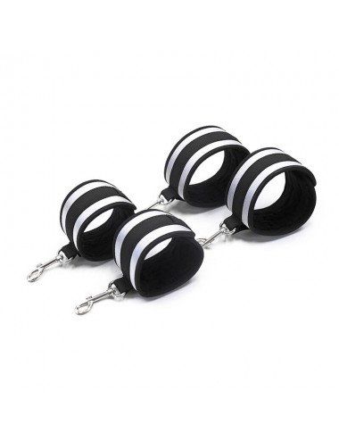 OHMAMA FETISH GREY WRIST CUFFS