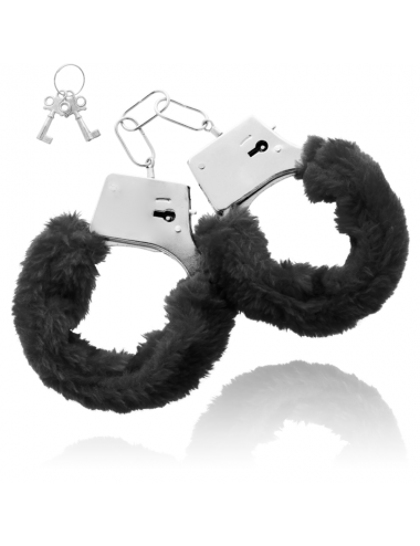 OHMAMA FETISH FLURRY METAL CUFFS - BLACK