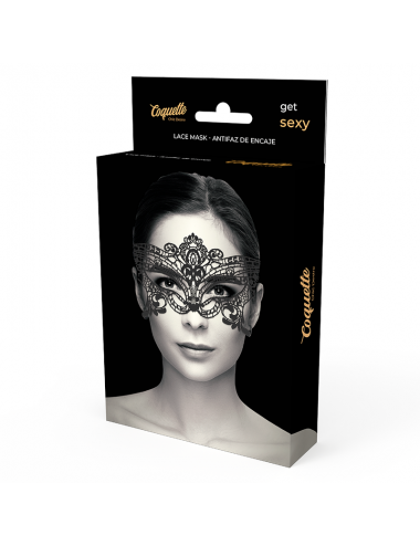 COQUETTE CHIC DESIRE LACE MASK BLACK