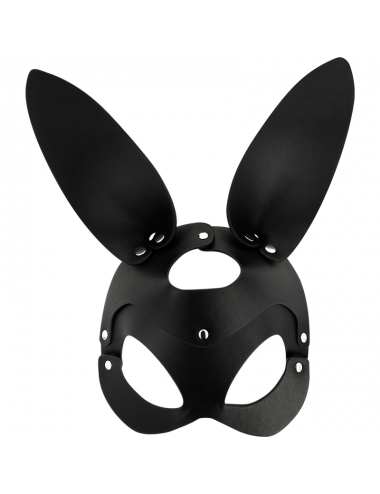 COQUETTE CHIC DESIRE VEGAN LEATHER MASK WITH BUNNY EARS