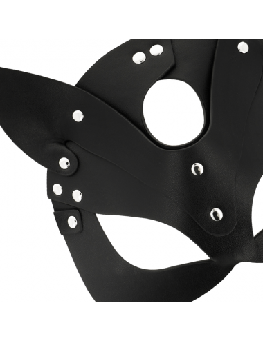 COQUETTE CHIC DESIRE VEGAN LEATHER MASK WITH CAT EARS