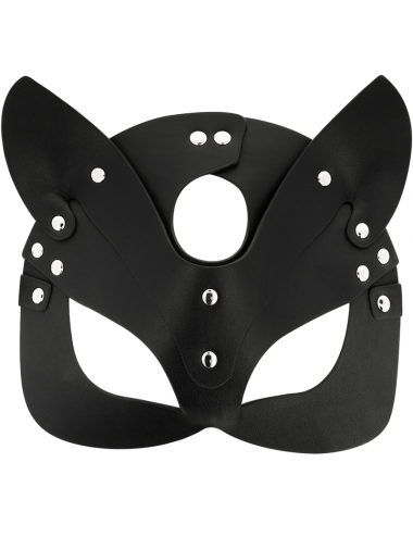 COQUETTE CHIC DESIRE VEGAN LEATHER MASK WITH CAT EARS