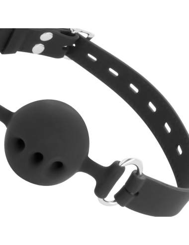 DARKNESS BALL SILICONE GAG BLACK