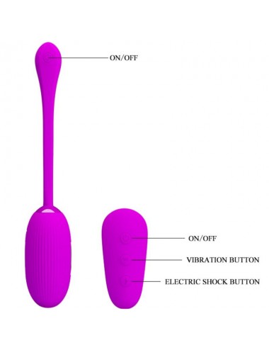 PRETTY LOVE SHOCK FUN VIBRATING EGG ELECTROSHOCK FUNCTION