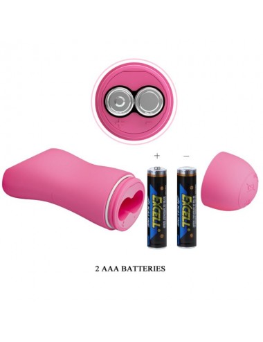 ROMANTIC WAVE VIBRATING AND ELETRIC SHOCK NIPPLE CLAMPS FUCHSIA