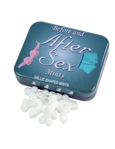 BEFORE AND AFTER SEX WILLIE SHAPED MINTS