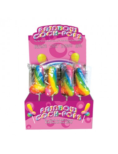 PRIDE - RAINBOW COCK LOLLIPOP LGBT