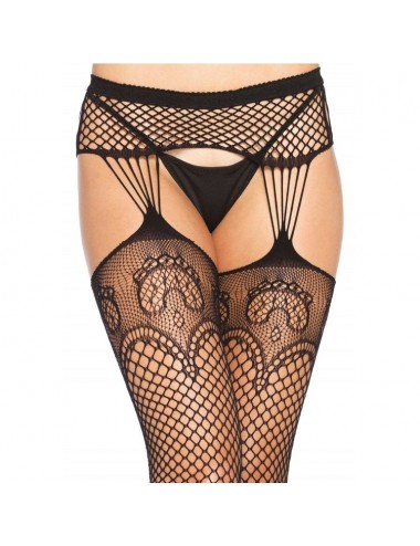 LEG AVENUE GARTERBELT STOCKINGS