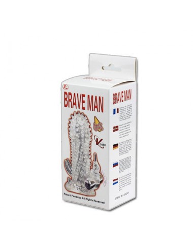 LY-BAILE BRAVE MAN PENIS EXTENSION CLEAR