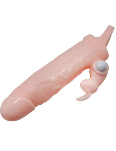 BRAVE MAN PENIS COVER WITH RABBIT AND DOUBLE ENGINE FLESH 16.5 CM