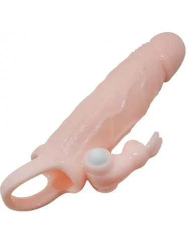 BRAVE MAN PENIS COVER WITH RABBIT AND DOUBLE ENGINE FLESH 16.5 CM