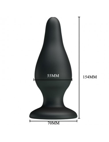 PRETTY LOVE  BOTTOM -  ERGONOMIC SILICONE PLUG 15.4 CM