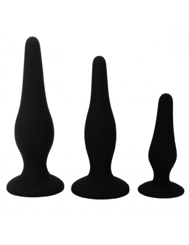 PRETTY BOTTOM - BEGGINER'S ANAL KIT SILICONE PLUGS