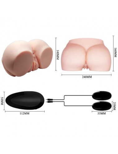 CRAZY BULL - REALISTIC ANUS AND VAGINA WITH VIBRATION