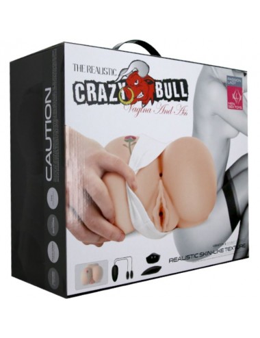 CRAZY BULL - REALISTIC ANUS AND VAGINA WITH TATOO AND VIBRATION