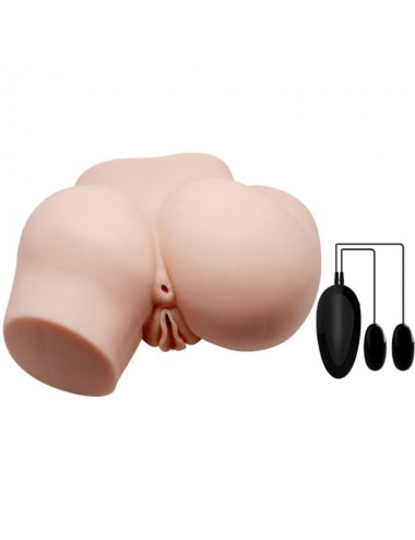 CRAZY BULL - REALISTIC ANUS AND VAGINA WITH VIBRATION DOUBLE PLEASURE