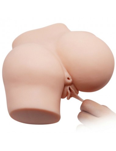 CRAZY BULL - REALISTIC ANUS AND VAGINA WITH VIBRATION DOUBLE PLEASURE