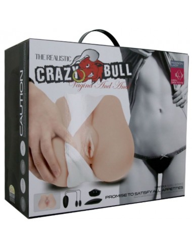 CRAZY BULL - REALISTIC ANUS AND VAGINA WITH VIBRATION POSTURE 3